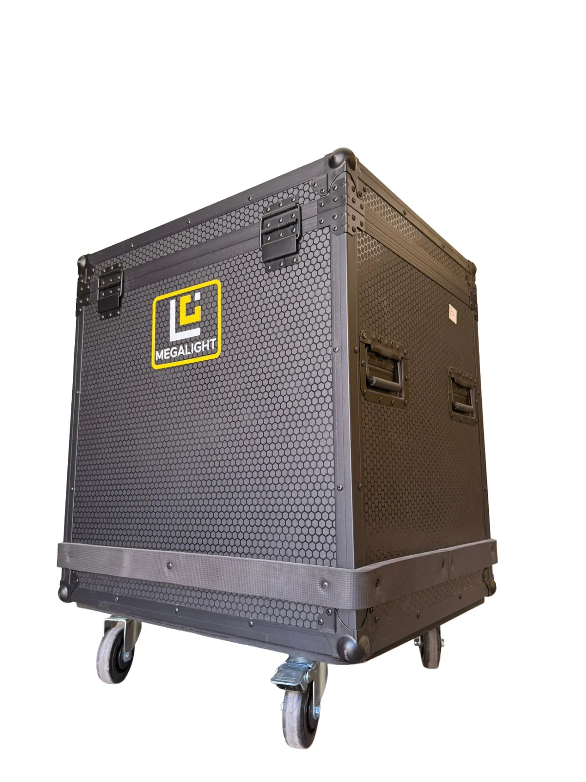 Caissons pour écrans LED MEGALIGHT – vue de trois quarts, en stock au Maroc