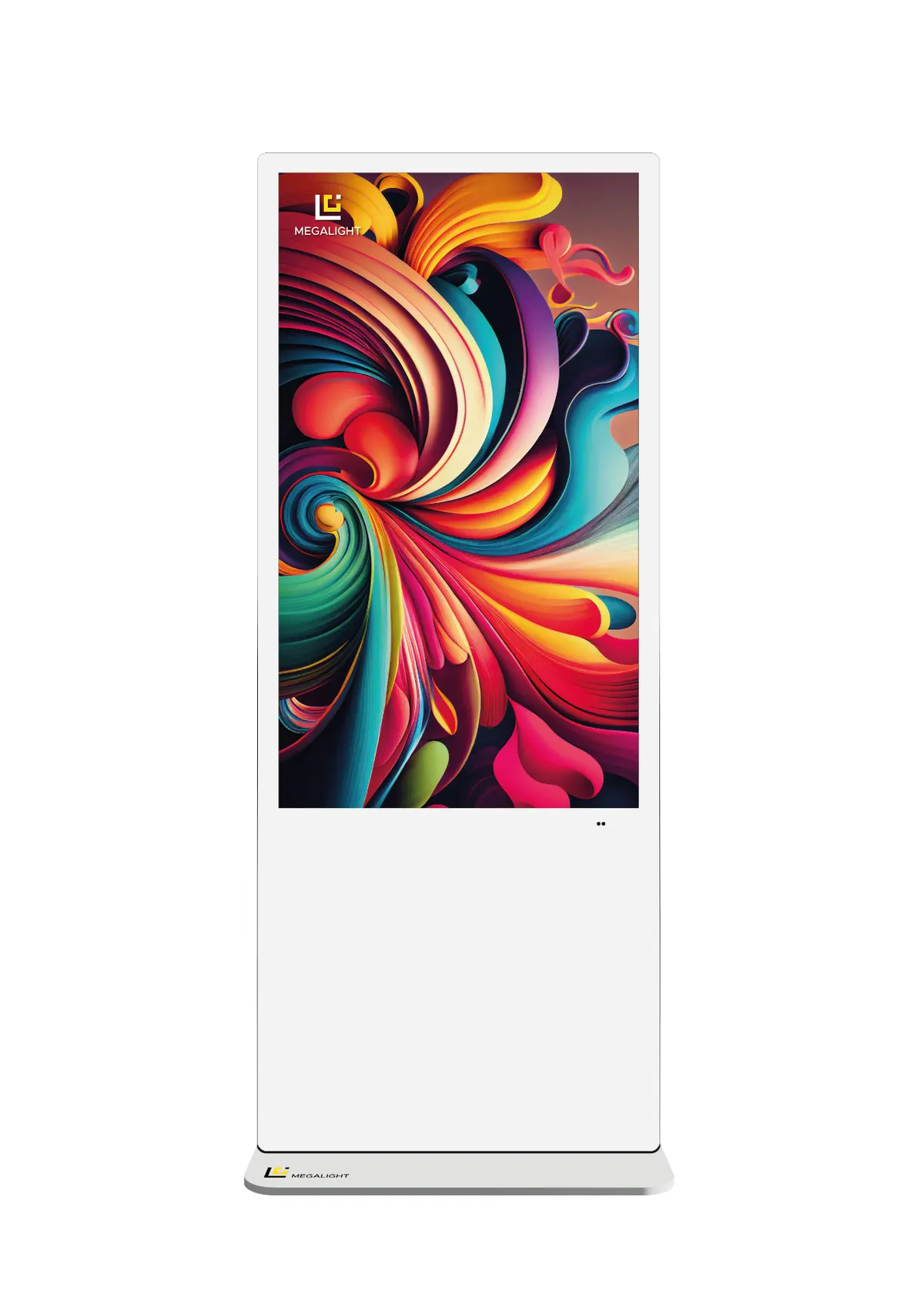 Totem LCD 55 pouces Android – MGT-A55 MEGALIGHT – vue de face, en stock au Maroc