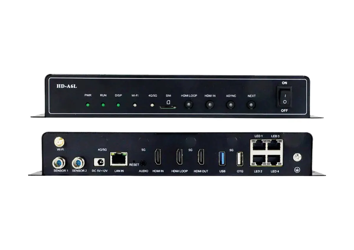 Huidu HD-A6L, boîtier de contrôle LED, en stock au Maroc